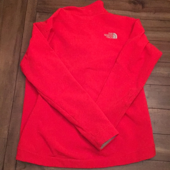 Bright orange/red north face jacket - Picture 3 of 5